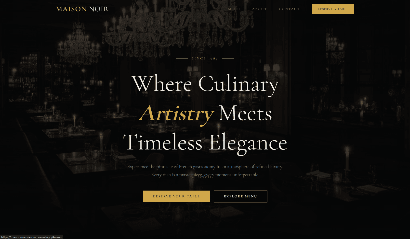 Maison Noir preview